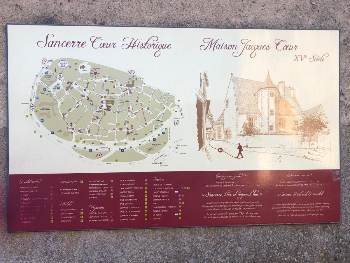 Appartement Centre Historique Sancerre Ngoại thất bức ảnh